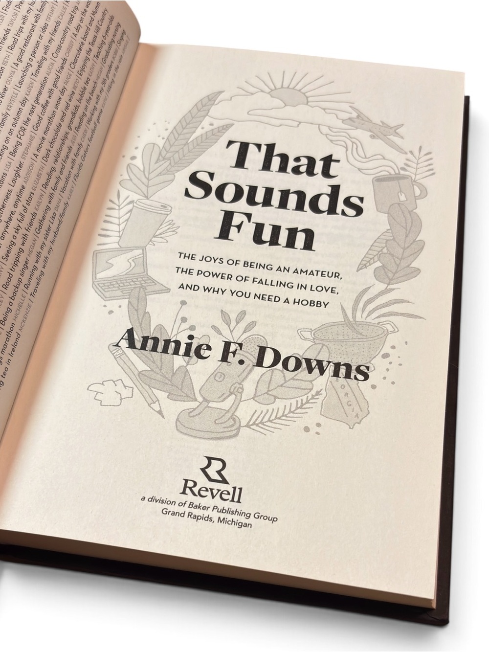 BOOK That Sounds Fun by Annie F. Downs